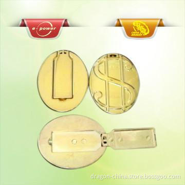 E-Power 8GB Golden Coin Shape USB Flash Drive Bulk U829